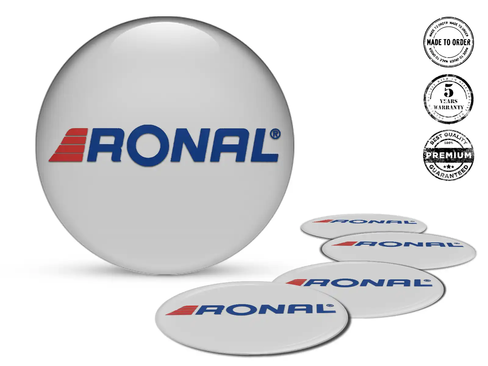 Ronal Radembleme Ausgabe Individuelle Harz-Labels